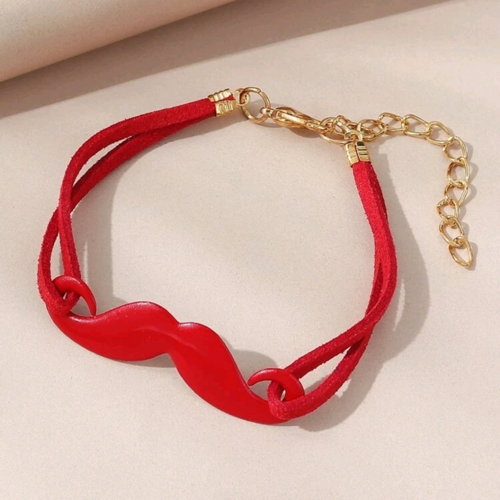 🍉5 for $25* Mustache Bracelet